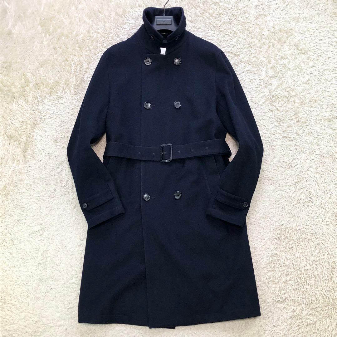 マッキントッシュ トレンチコート ウール 40サイズ/L位 ネイビー