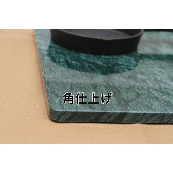100%天然大理石パンピザそばうどんお菓子作り台 インディアングリーンMサイズ