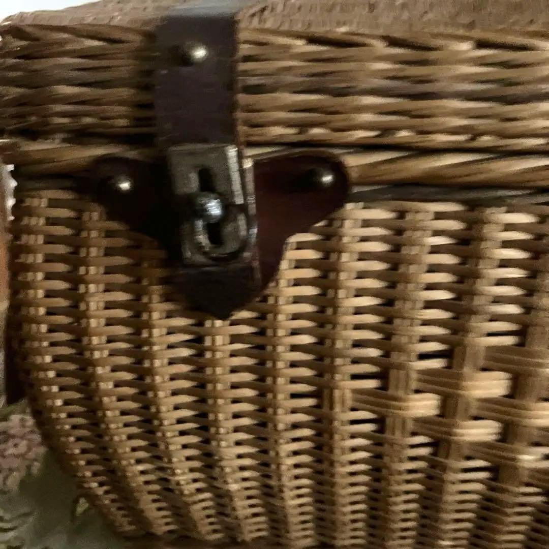 フランスアンティークパニエマルシェ　フランスアンティークサック・ド・フィヨンセ