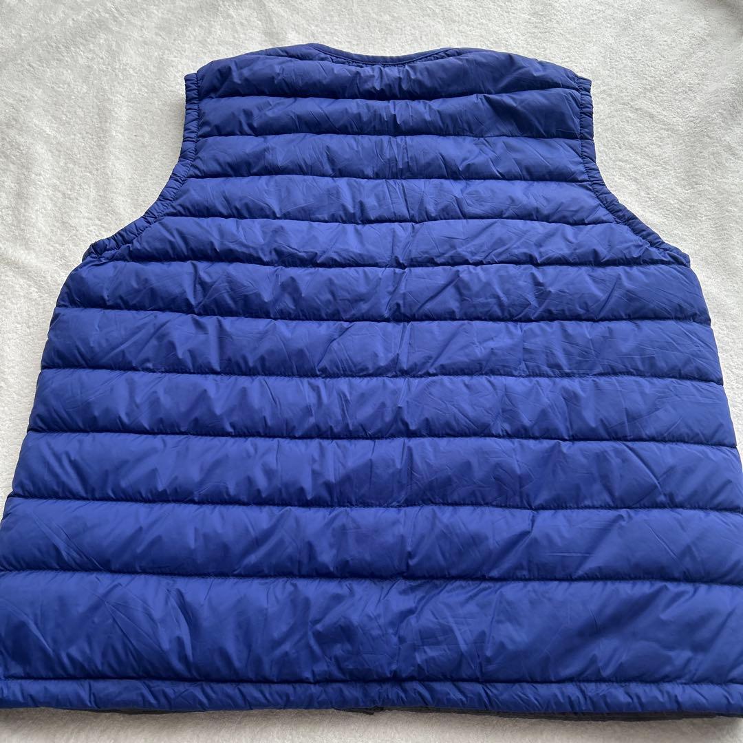 ダントン ダウンベスト　36 ブルー