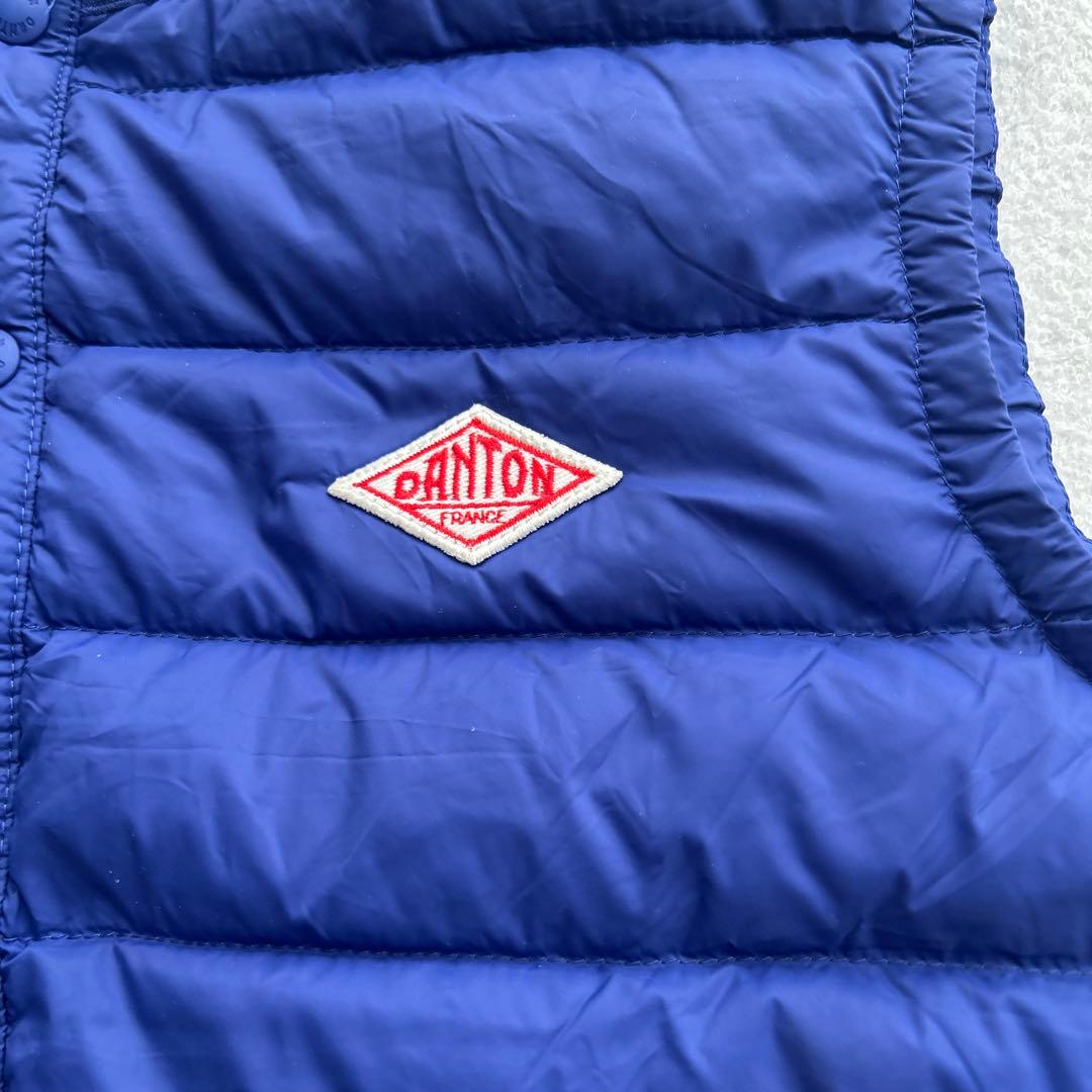ダントン ダウンベスト　36 ブルー