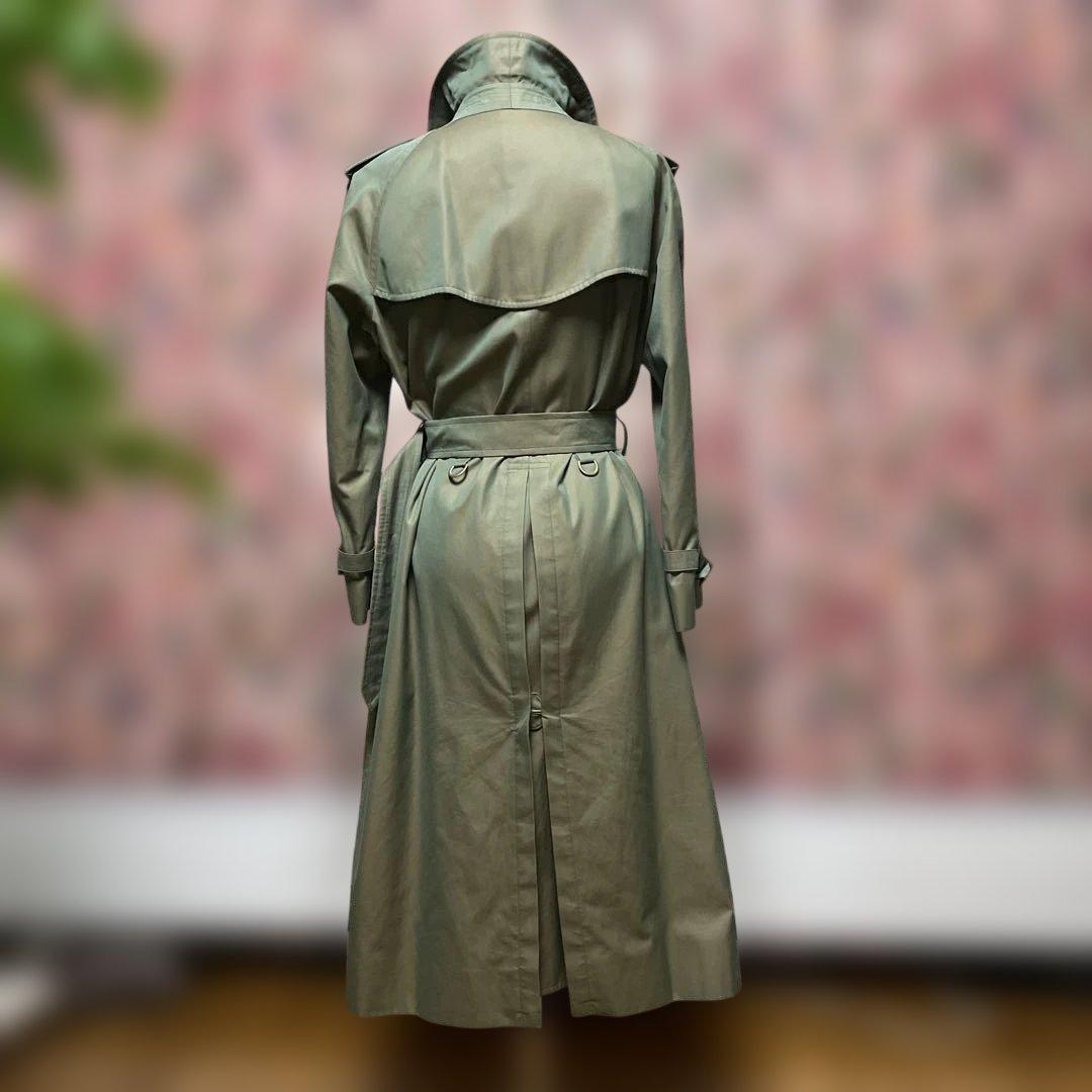 ✴︎極美品✴︎Burberryトレンチコート カーキ玉虫色 ヴィンテージ
