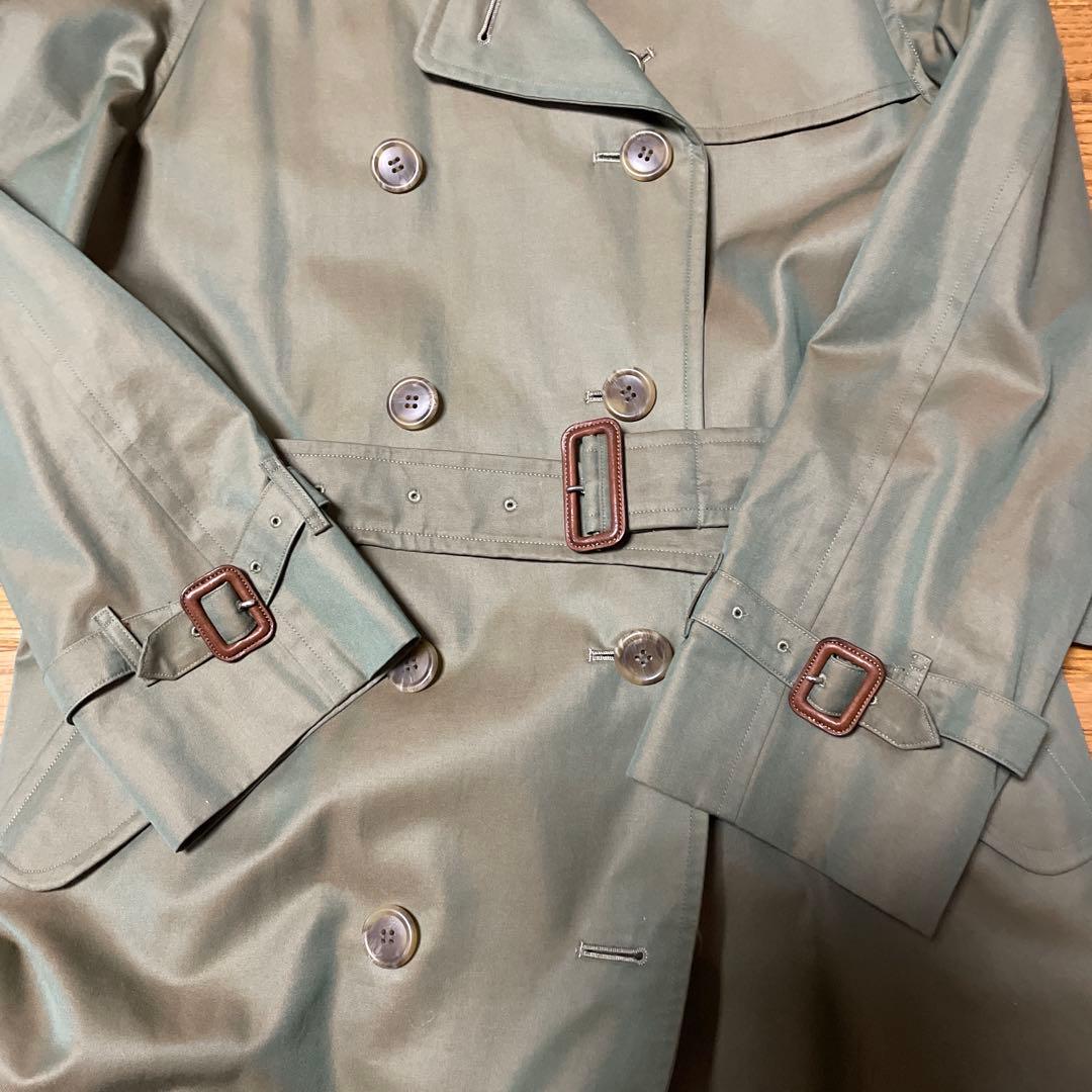 ✴︎極美品✴︎Burberryトレンチコート カーキ玉虫色 ヴィンテージ