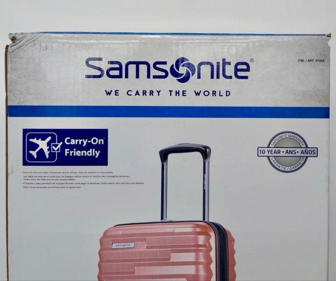 サムソナイト ジッププラス スーツケース 機内持ち込み ピンク