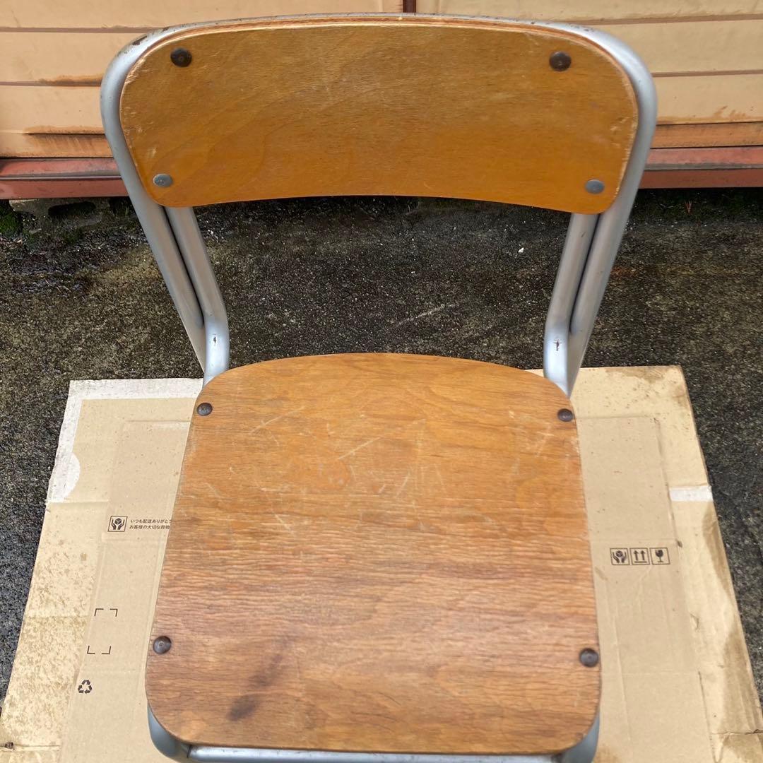 4点セット チトセ 学校 椅子 レトロ CDHK