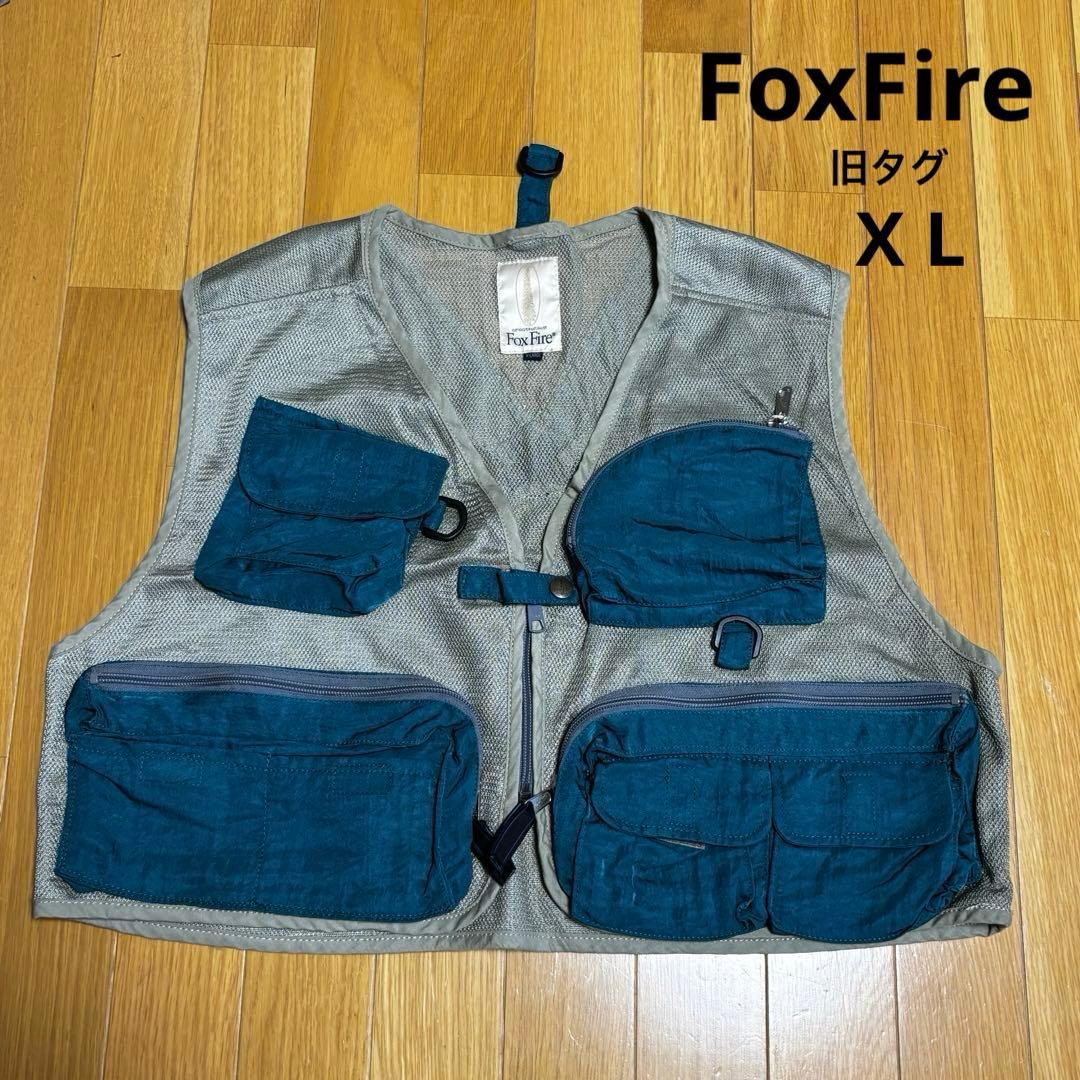 FoxFire　旧ロゴ　フォックスファイヤーフィッシングメッシュベスト　X L