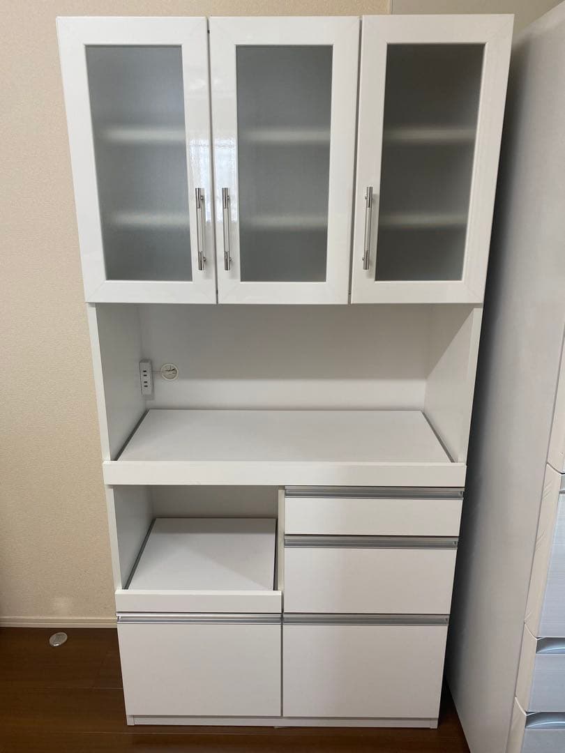 食器棚 服部家具センター　ホワイト