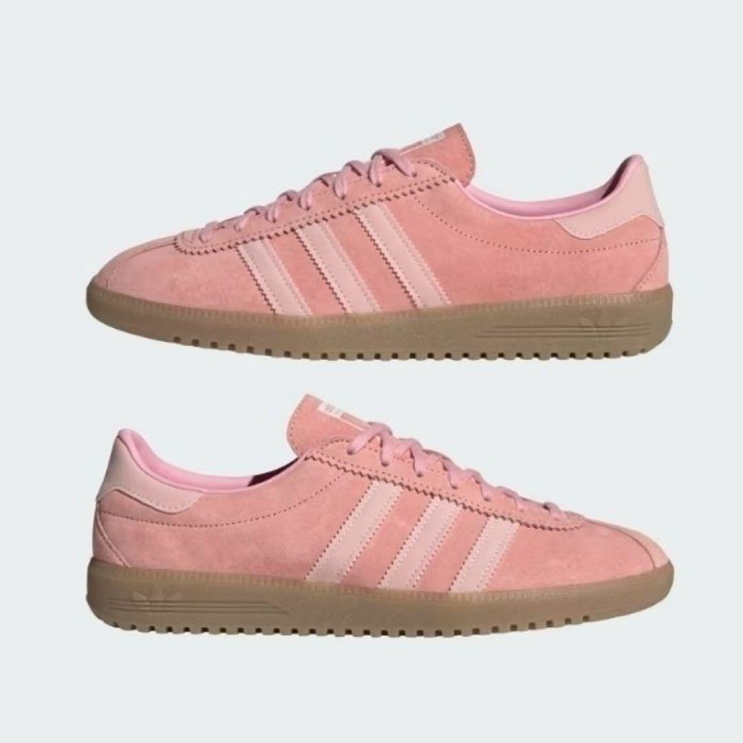 【新品未使用】24.0 韓国 adidas アディダス バミューダ ピンク