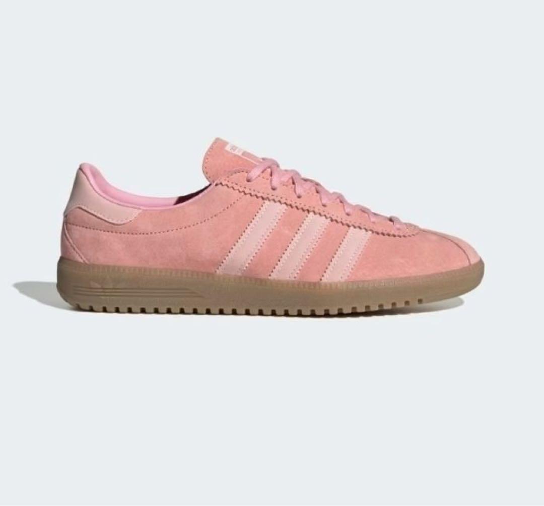 【新品未使用】24.0 韓国 adidas アディダス バミューダ ピンク