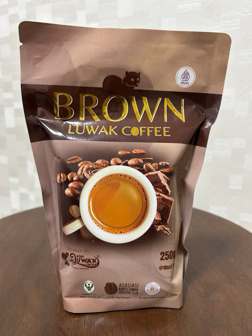 コーヒー BROWN LUWAK COFFEE 250g