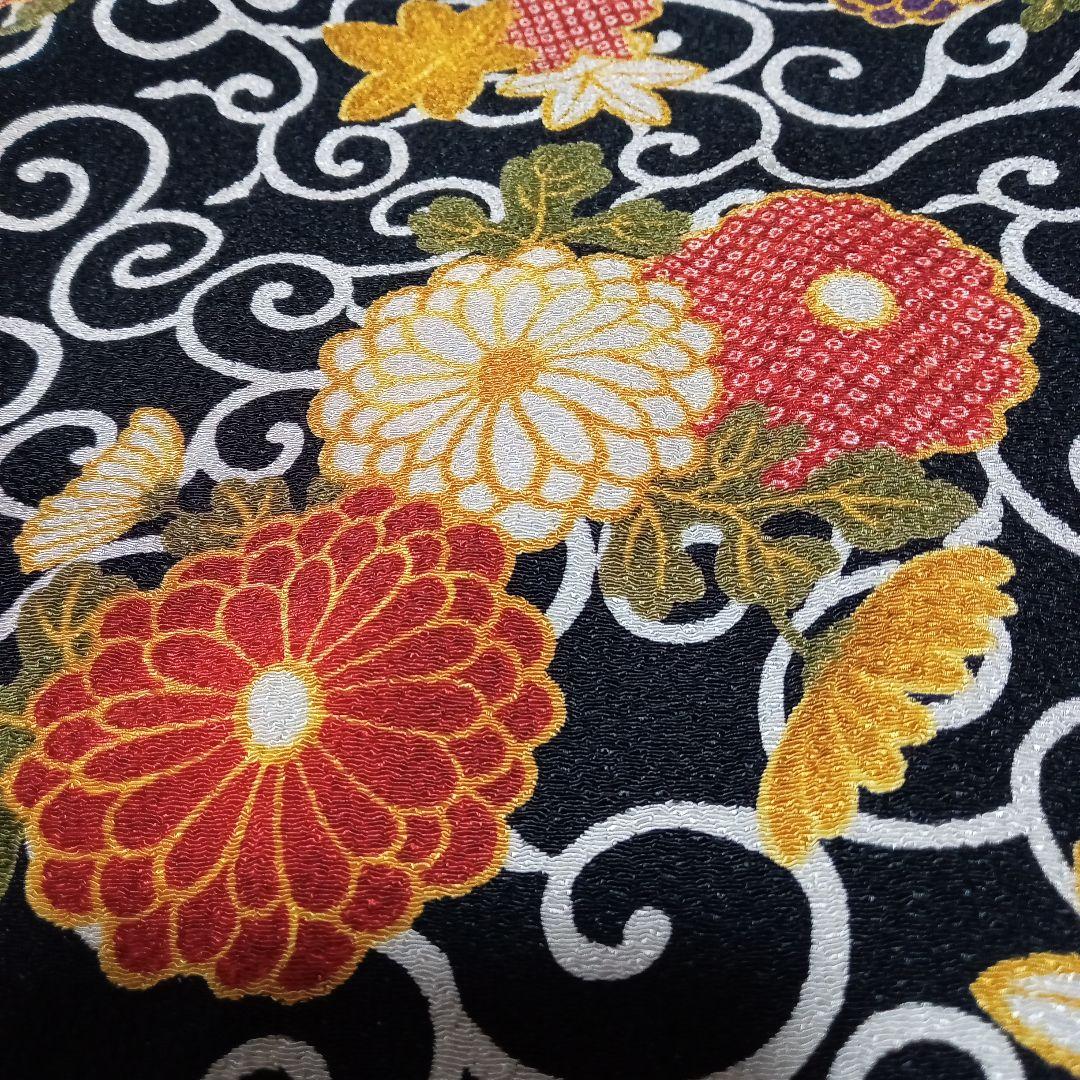 ジ*ー様 ワンダフルワールド ジャンパースカート 和柄 縮緬 唐草模様 たくし上