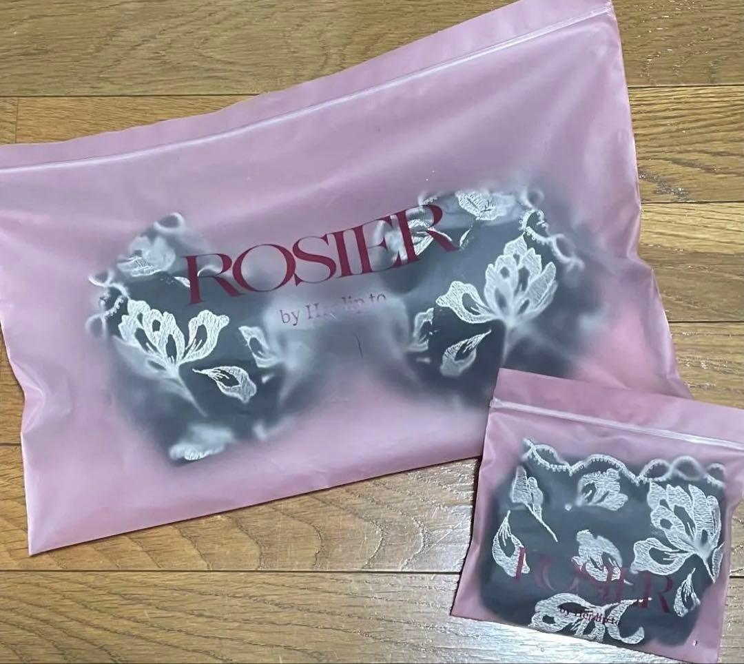 下着・アンダーウェア ROSIER Magnolia Tulle Lace Bra Set C70 M