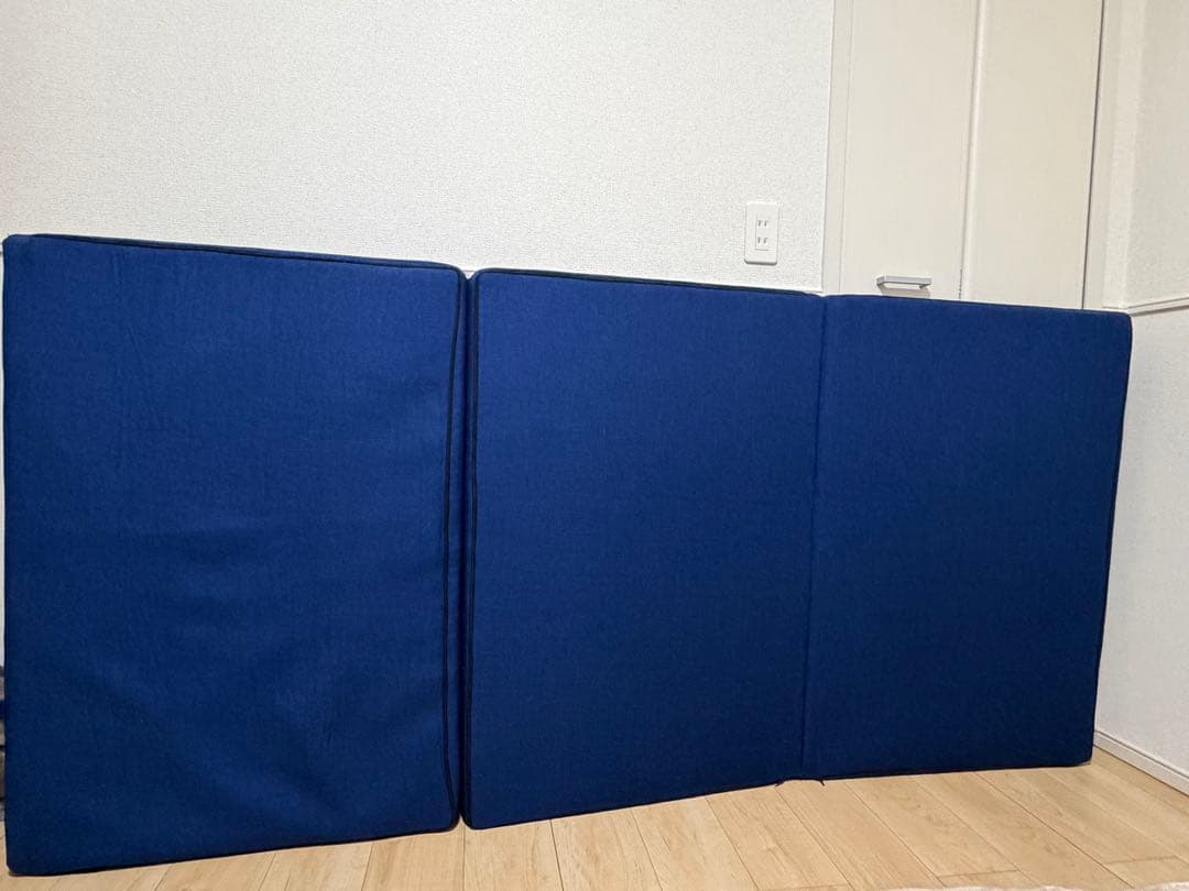 ボナノッテ　折りたたみシングルマットレス ネイビー