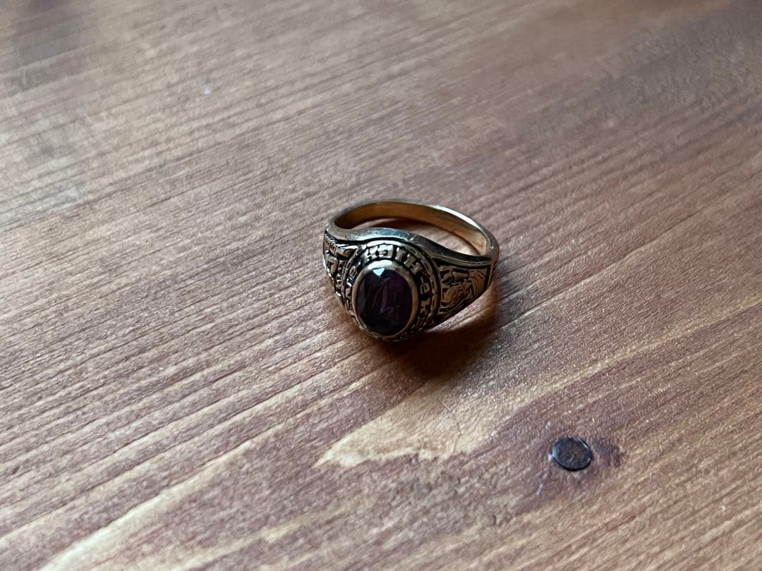 ビンテージ　カレッジリング　kathleen high