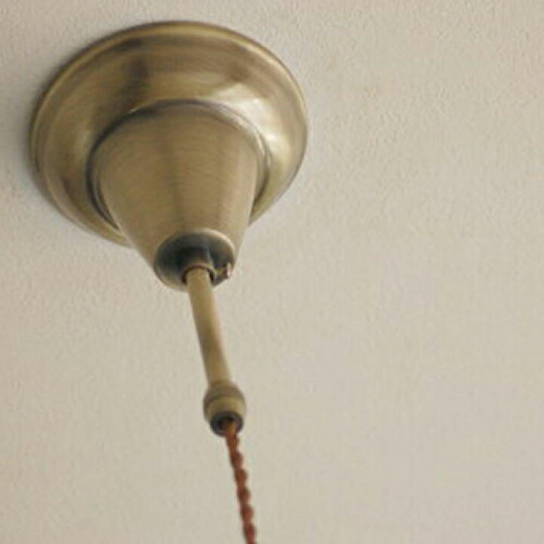 シェルshell　ペンダントライト　ミルクガラスL