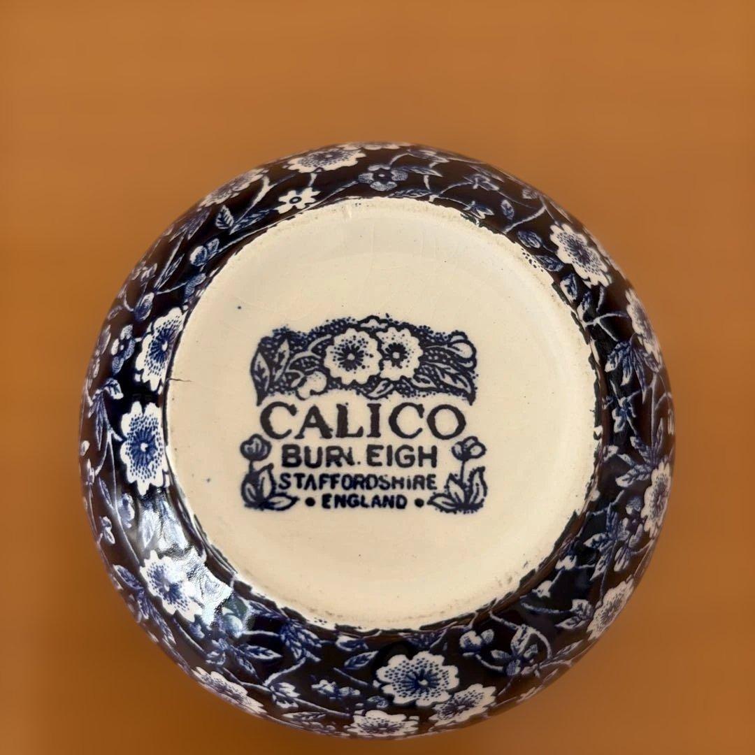 R*a様 ブルーキャリコ/Burleigh カップソーサー/ボウル✖️2/プレー