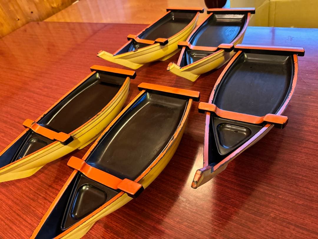 舟盛り 居酒屋 寿司屋 和食 刺し盛り 刺身皿 器 業務用5点セット