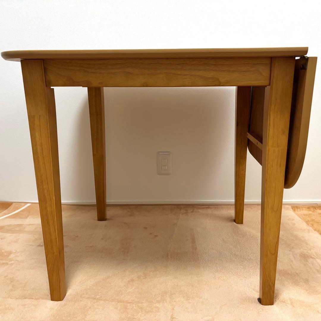 モダンデコ ダイニングテーブル 伸長式 折りたたみ 北欧 モダン ナチュラル