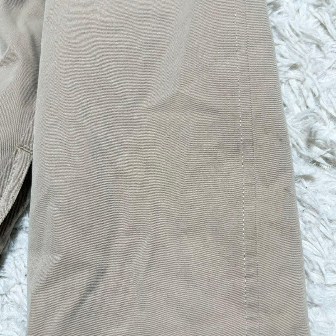 アクアスキュータム トレンチコート ギンガムチェック ベージュ