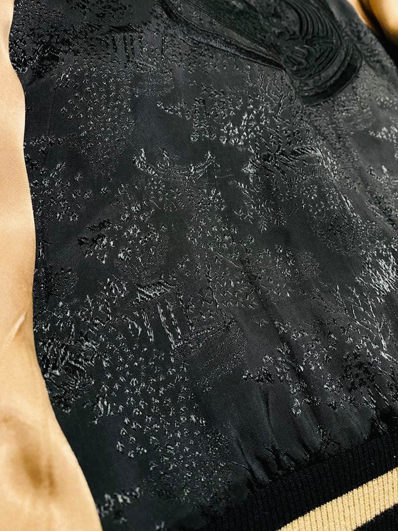 美品 japanese SCRIPT 龍２面用 日本限定スカジャン unisex