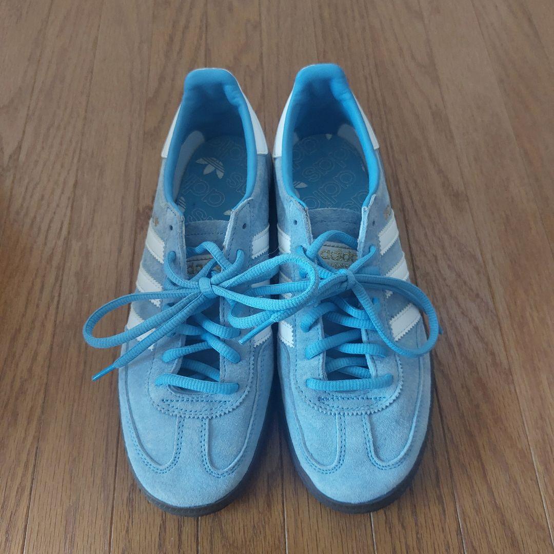 靴 adidas HANDBALL SPEZIAL LIGHT BLUE 24.5
