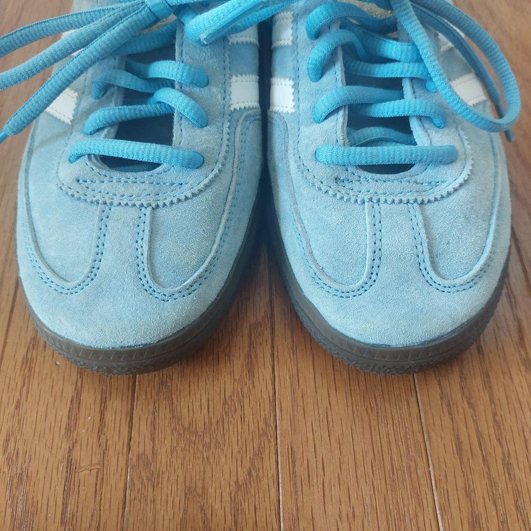 靴 adidas HANDBALL SPEZIAL LIGHT BLUE 24.5