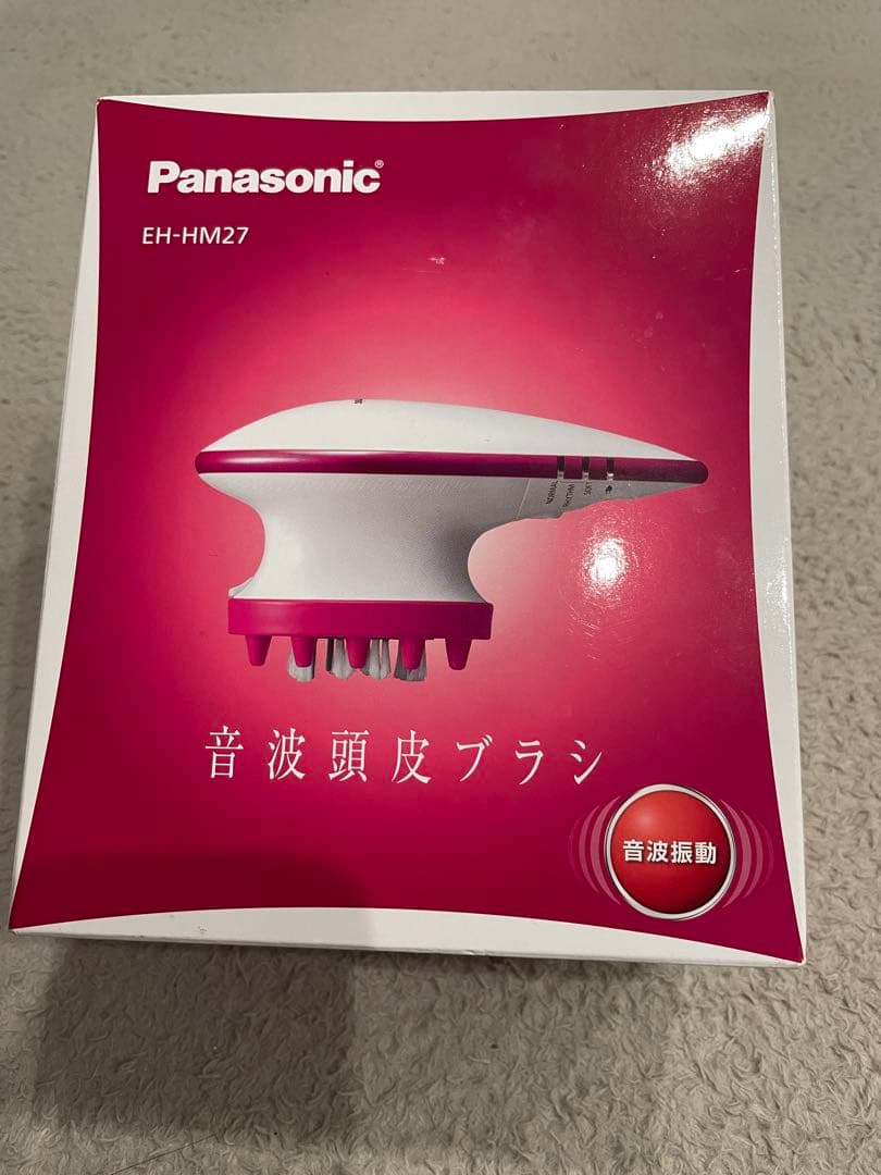 ✨新品未使用品✨ 音波頭皮ブラシ パナソニック マッサージ ピンク 頭皮エステ