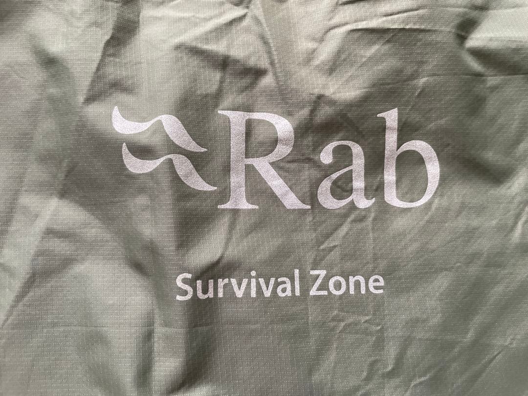 Rab 超軽量　シュラフカバー　Survival Zone