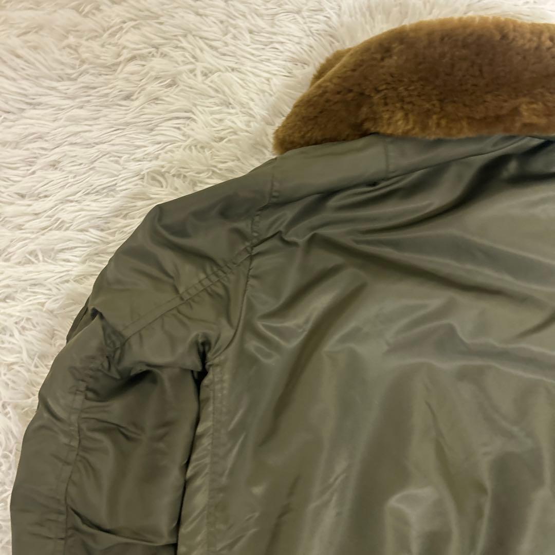 【美品】U.S. AIR FORCE フライトジャケットB-15 ファー