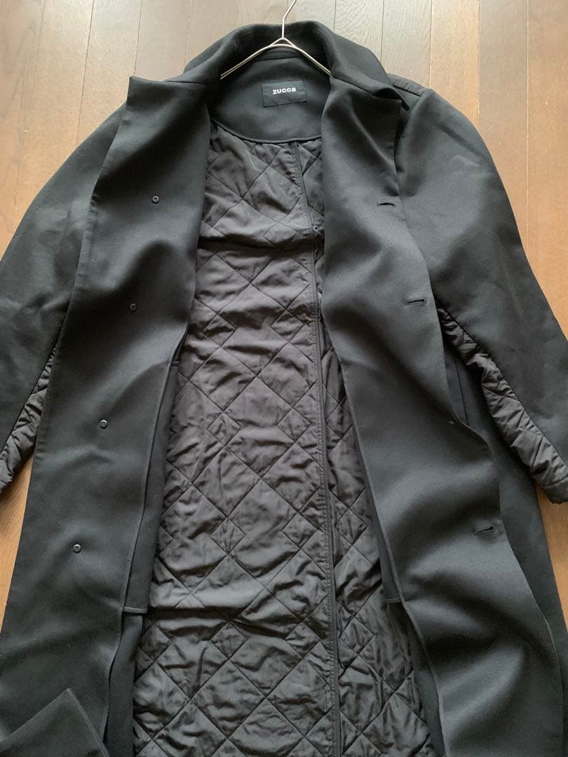 2024AW CABANE de ZUCCA カバンドズッカ ロングコート　黒