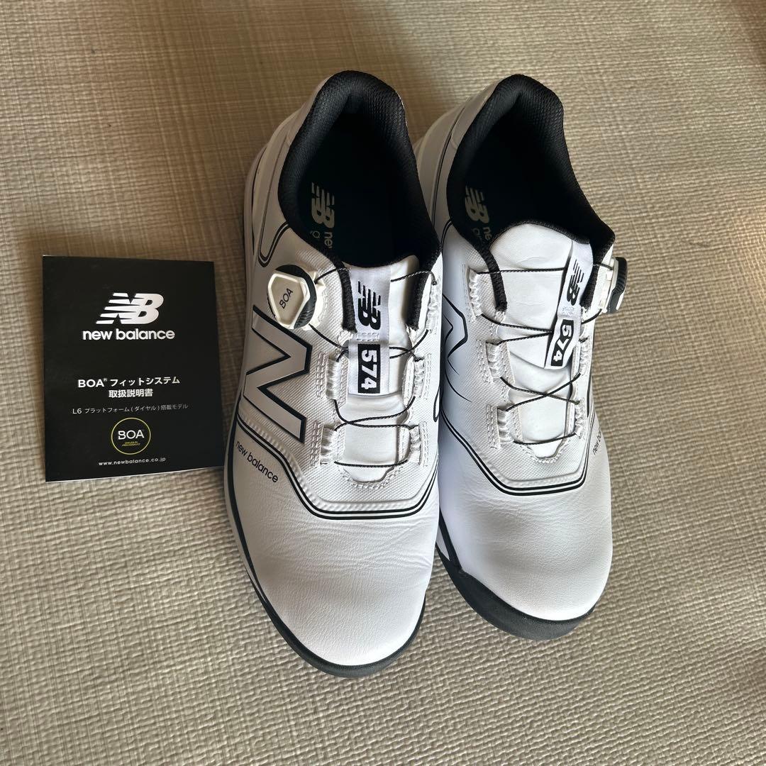 new balance 574 ゴルフシューズ BOAシステム搭載