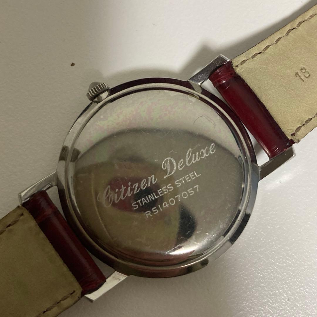 ぽ*ん様 美品 シチズン デラックス 手巻き Citizen Deluxe