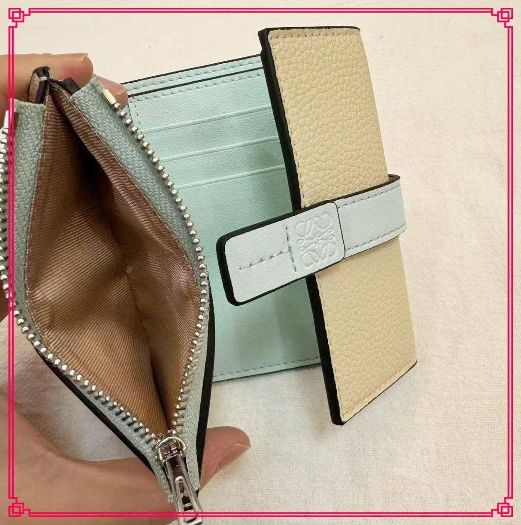 【付属品完備極美品】 三つ折り財布 スモールバーティカルウォレット