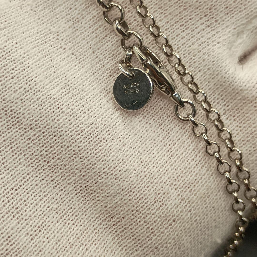 GUCCI あずきチェーン ガンメタ 50cm SILVER925