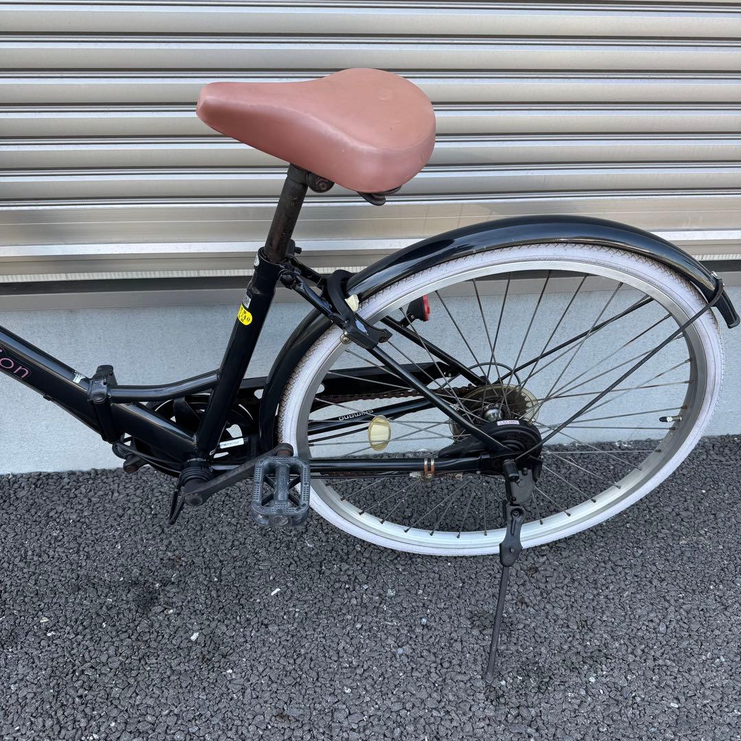 ボルディ 自転車 ママチャリ 折りたたみ 26インチ シマノ製6段変速