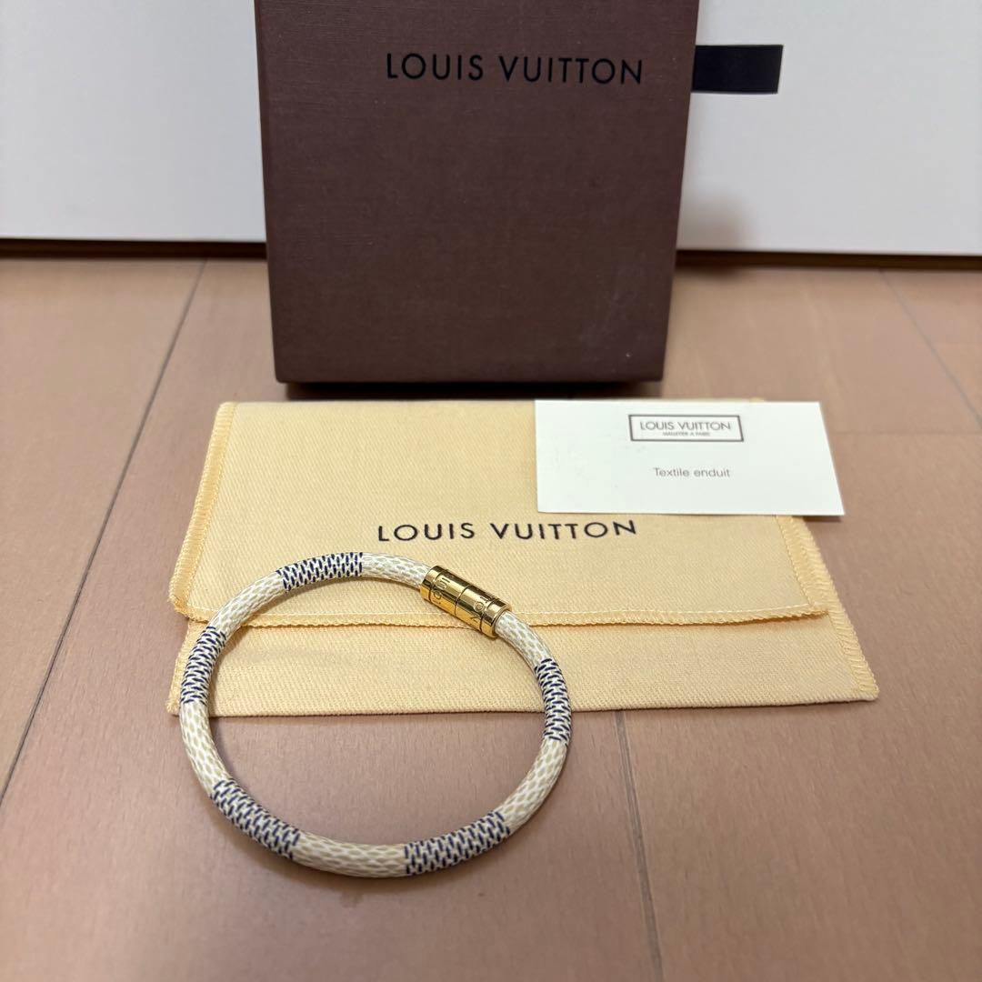 LOUIS VUITTON ルイヴィトン ダミエアズール ブラスレ キープイット