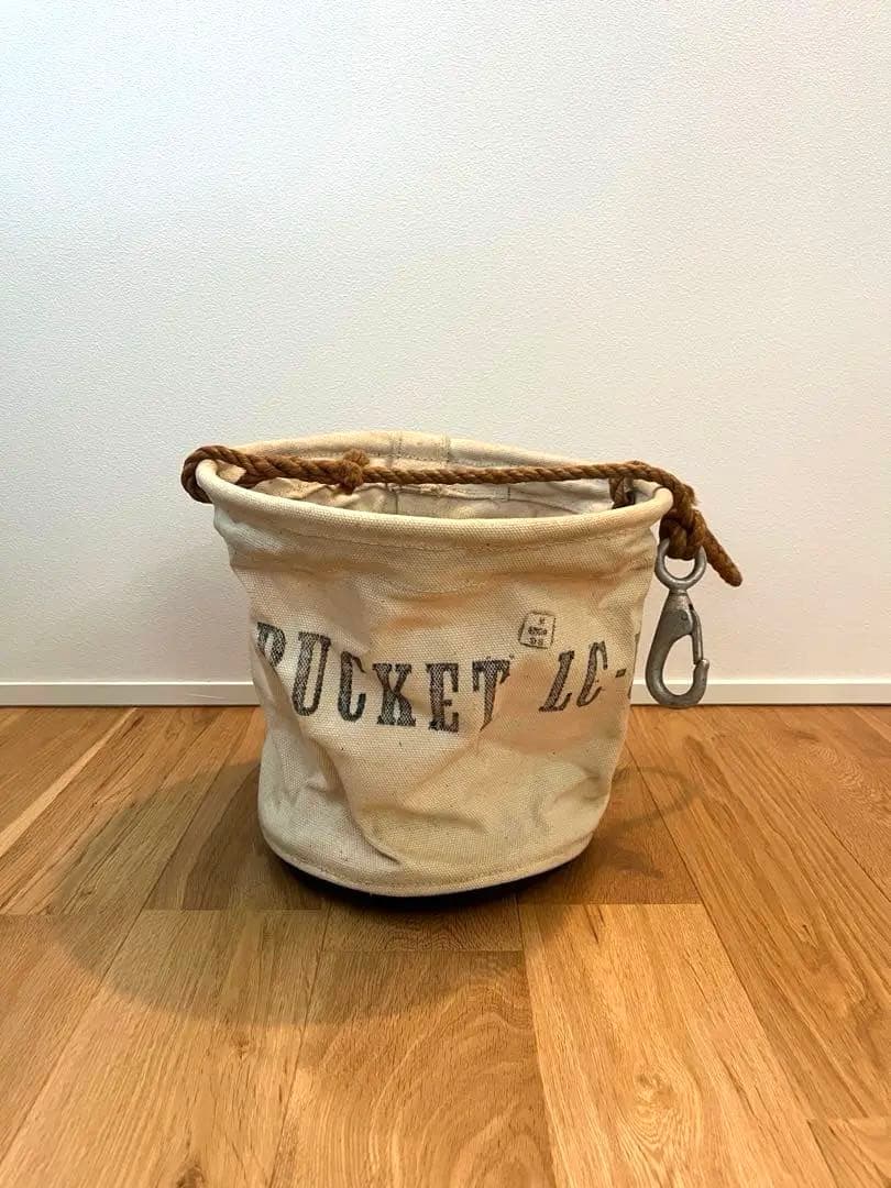 キャンバス バケット バケツ バスケット かご バッグ ミリタリー USアーミー