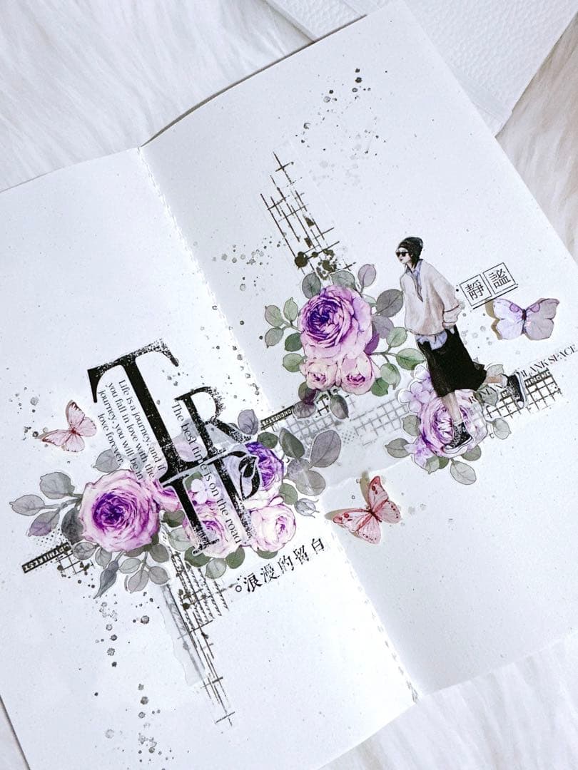 繁花文创《黛云裳》海外マスキングテープ　マステ 【2668】