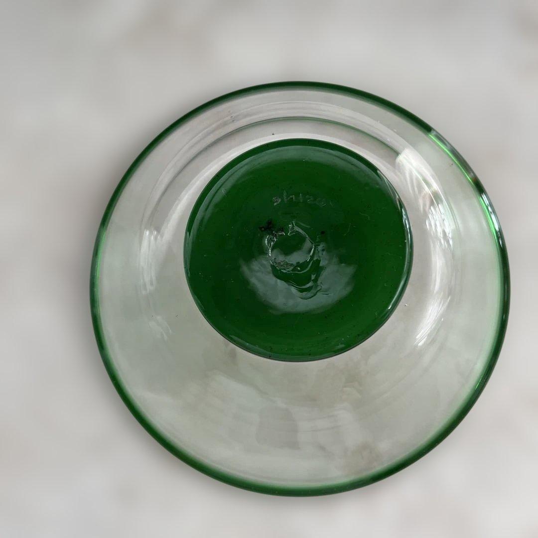 76.船木倭帆(shizu)吹きガラス　皿　6枚セット