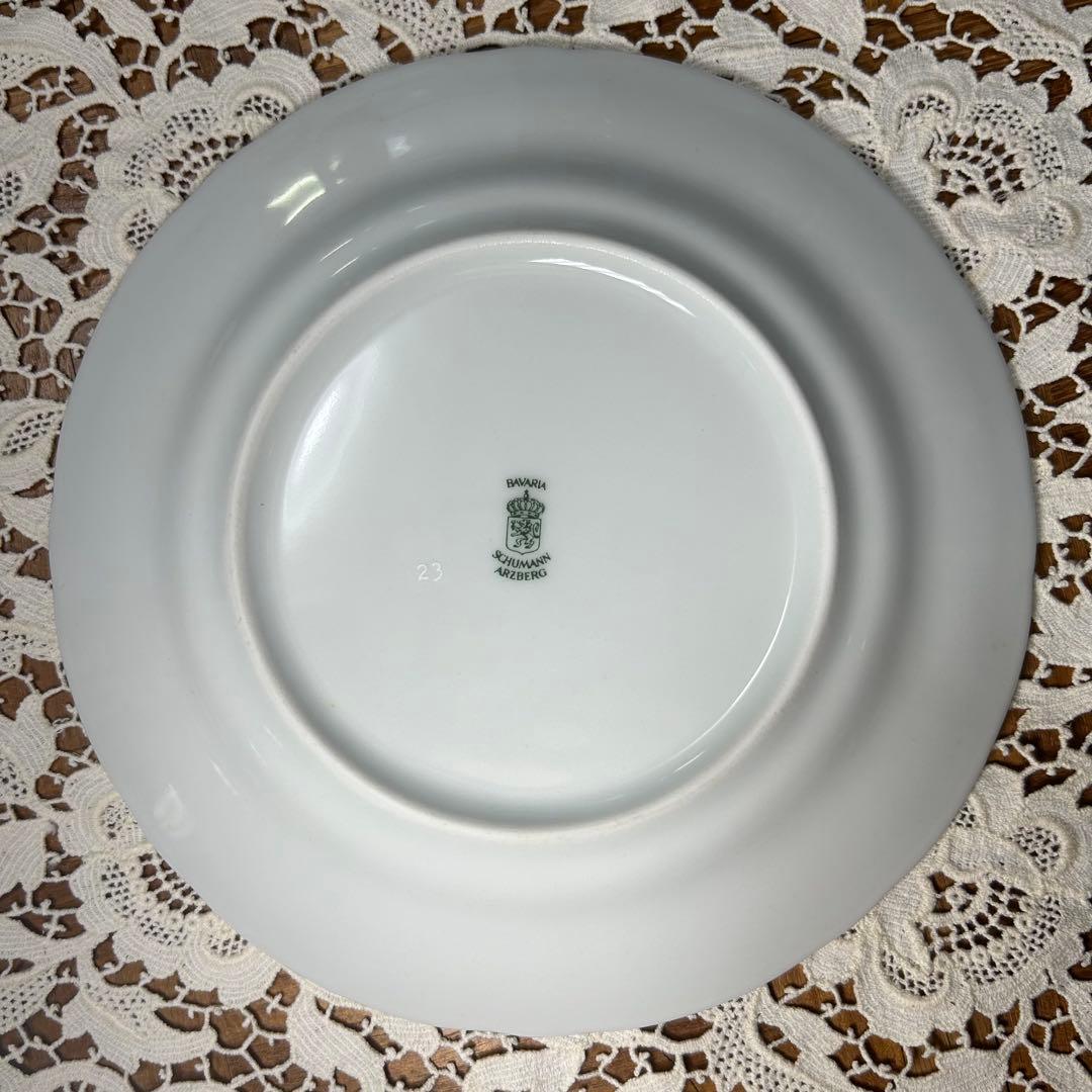 ドレスデンフラワー シューマンババリア プレート　6枚セット！　ケーキ皿