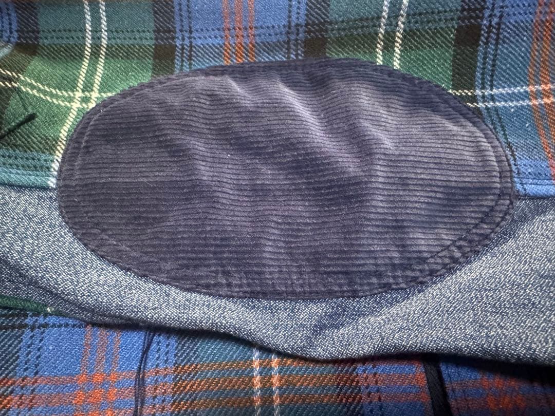 極美品 JUNYA WATANABE MAN 日本製 ウールチェックシャツ S