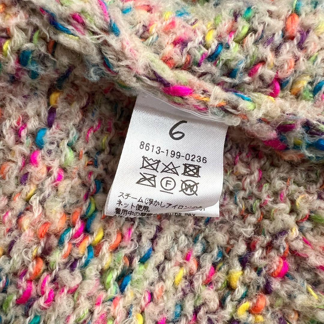 ＜6(ROKU)＞マルチスラブ クルーネック ニット