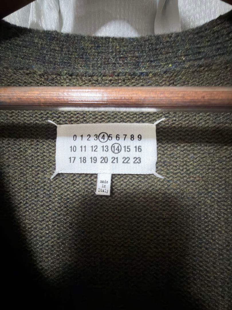 Maison Margiela 22aw エルボーパッチ カーディガン