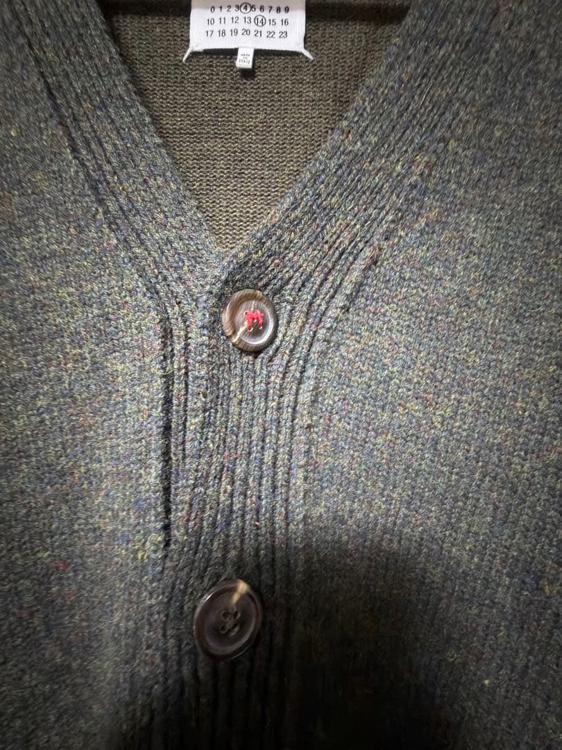 Maison Margiela 22aw エルボーパッチ カーディガン