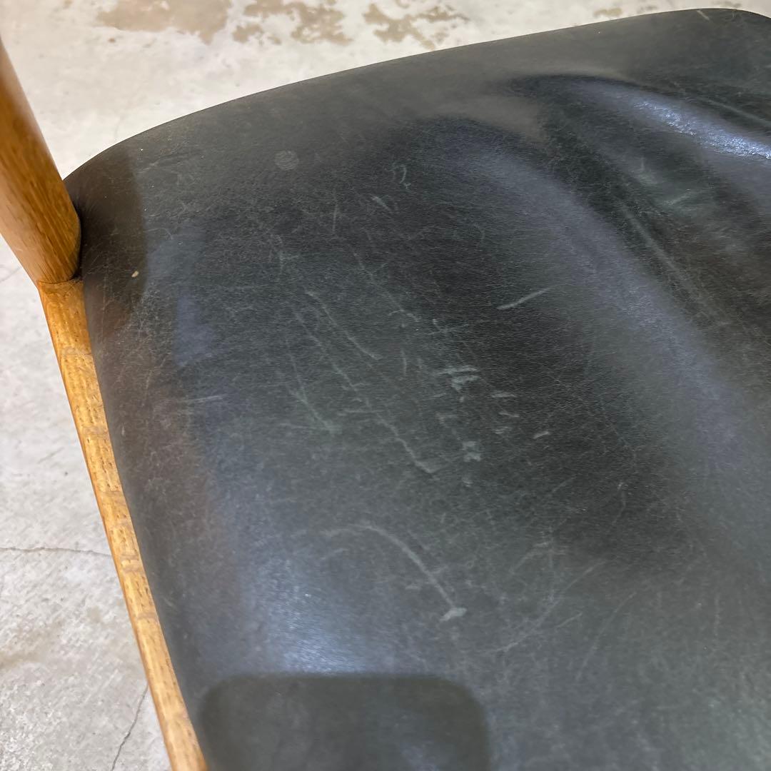 カイ・クリスチャンセン No.42 宮崎椅子 牛革 ダイニングチェア ②