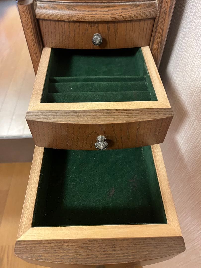 ドレッサー 姿見ドレッサー ヴィンテージドレッサー 木製 レトロ婚礼家具