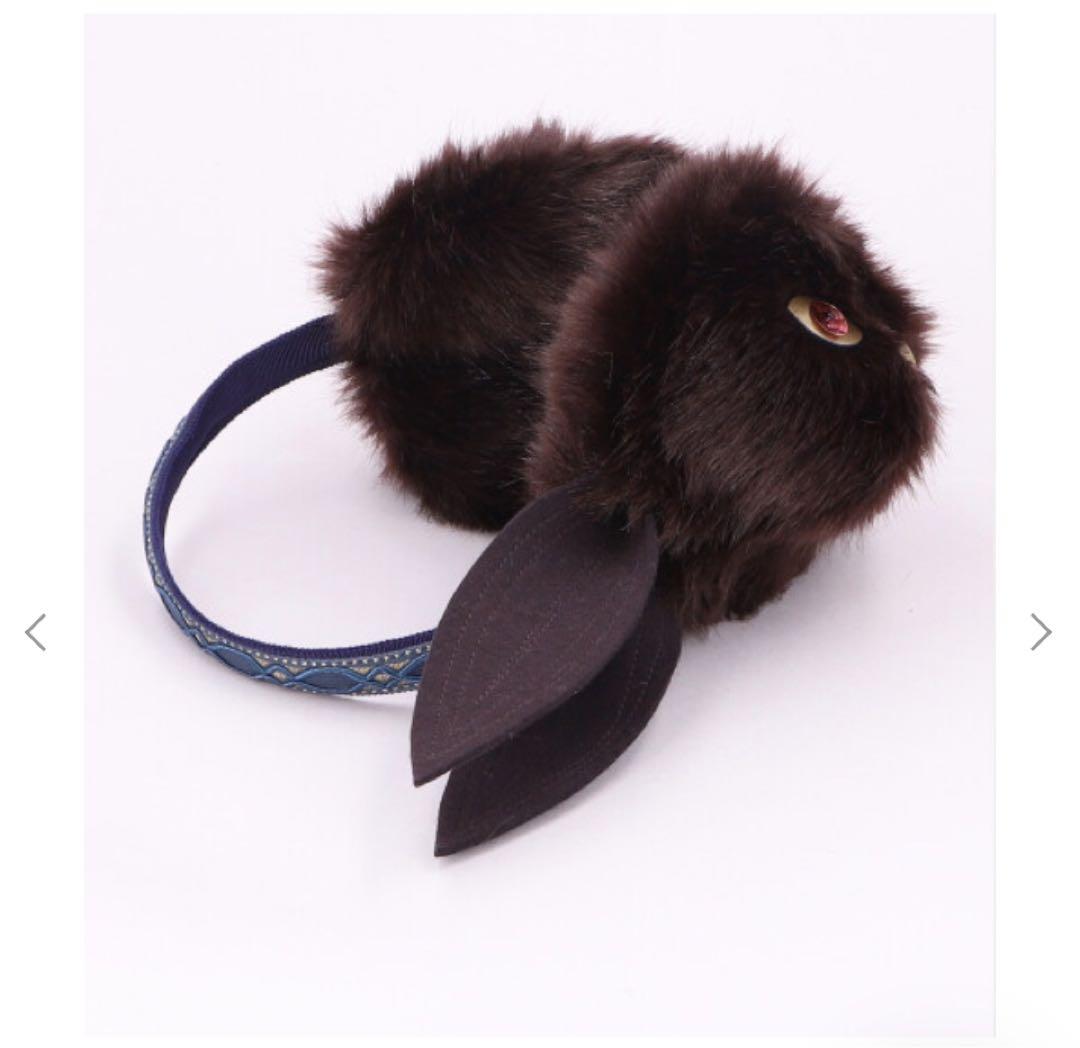 CA4LA ウサギ耳　ファー　イヤーマフ　ラパンイヤマフ