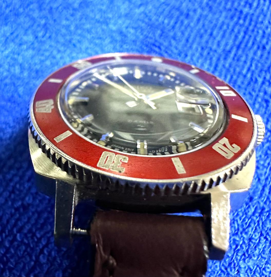 セイコー マチックレディーダイバー２５１７ー３２７０　赤カレンダー フルＯＨ済