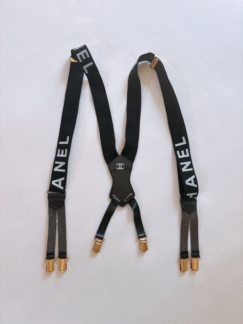 シャネル CHANEL ヴィンテージ サスペンダー レア
