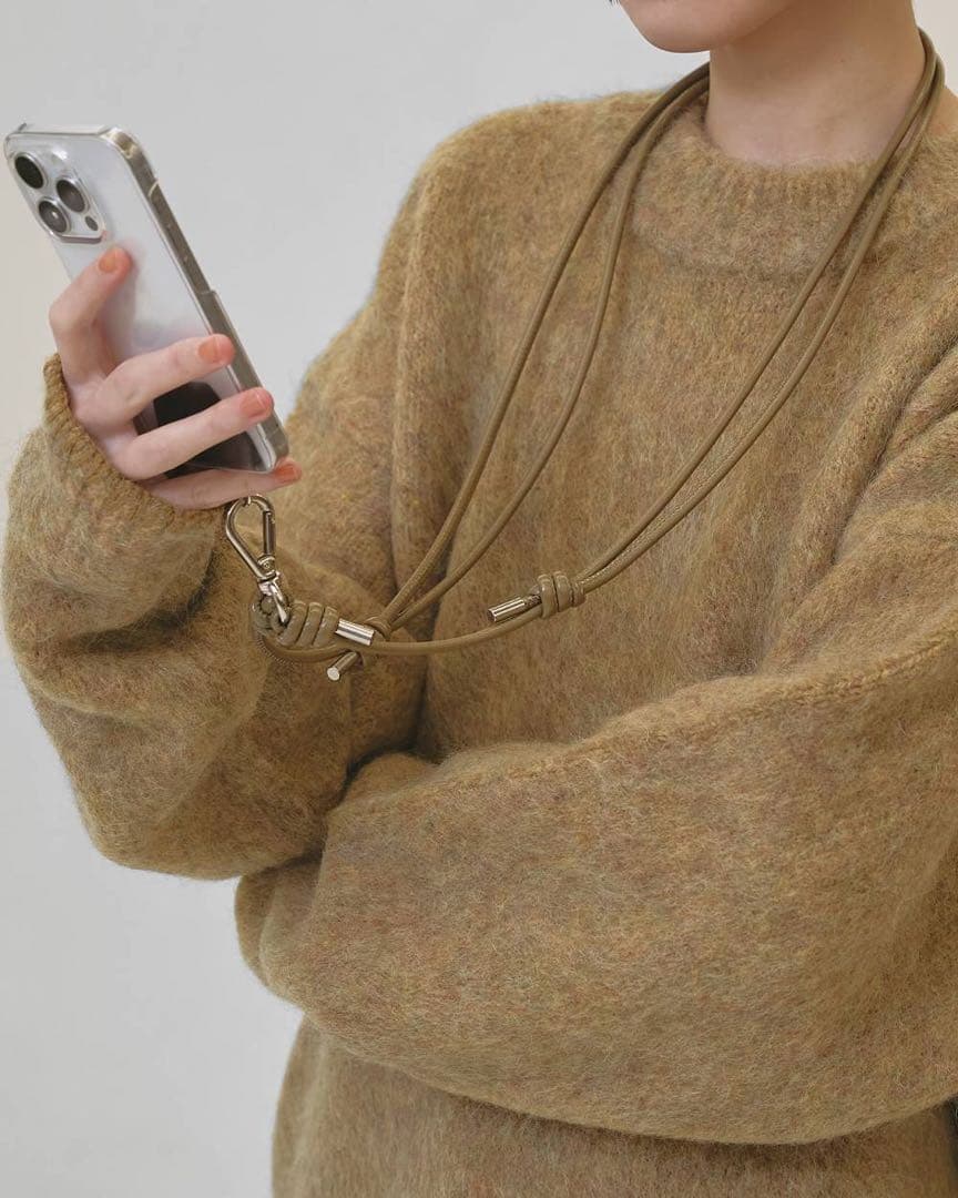 TODAYFUL Brushed Over Knit オリーブ